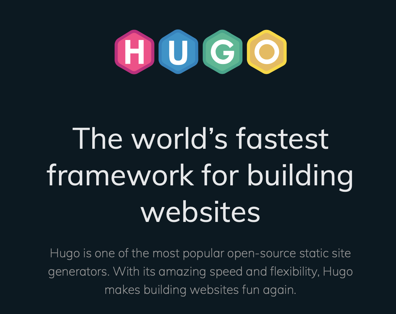 「学习笔记」使用hugo搭建个人静态博客